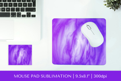 Purple marble texture mouse pad sublimation design 001 Product Image 1