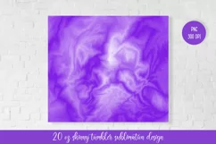 Purple Marble Skinny Tumbler Sublimation Design Product Image 2