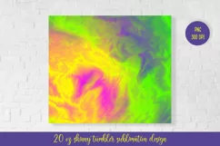 Vibrant Colorful Tumbler Sublimation Wrap. Tumbler Design Product Image 2