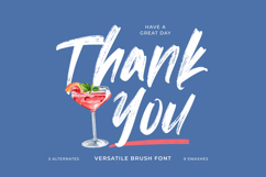 Smoothie Delights - A Versatile Brush Font Product Image 11
