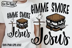 Gimme S'more Jesus SVG PNG Camping Campfire Marshmallow Cut Product Image 3