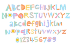 Smorgasbord Pastel Color Font Product Image 4