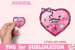 Smut Reader Heart Frame PNG Product Image 1
