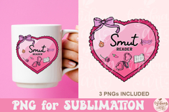 Smut Reader Heart Frame PNG Product Image 2