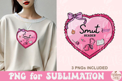 Smut Reader Heart Frame PNG Product Image 4