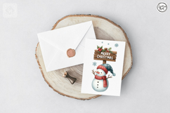 Cute Snowman. Christmas clipart. PNG sublimation Product Image 3