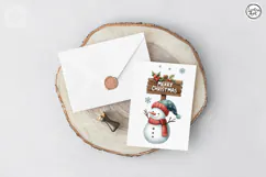 Cute Snowman. Christmas clipart. PNG sublimation Product Image 3