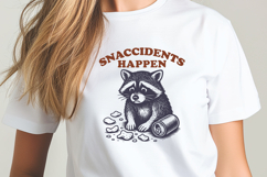 Snack Bandit Raccoon SVG Bundle, 8 Funny Snack Quote Designs Product Image 5