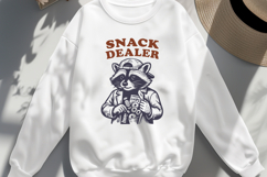 Snack Dealer SVG PNG | Funny Raccoon with Snacks Clipart Product Image 2