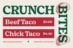 Snack Rush - Modern Display Serif Product Image 3