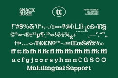 Snack Rush - Modern Display Serif Product Image 19
