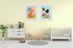 Nursery Prints | Baby Girl Nursery Posters | Butterfly Print Product Image 8
