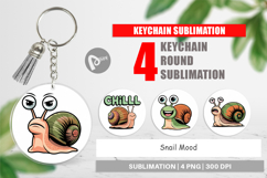 Keychain Snail Mood Product Image 1