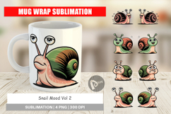 Mug Wrap Snail Mood Product Image 1