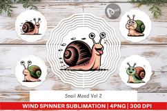 Wind Spinner Snail Mood Product Image 1