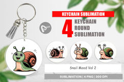 Keychain Snail Mood Product Image 1