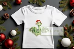 Snake Christmas illustration | PNG Sublimation design Product Image 2