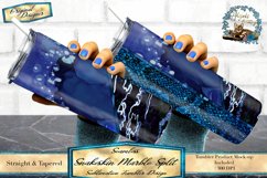 This is a seamless design sized to fit 20oz sublimation skinny tumblers, this is a split snakeskin tumbler design that features beautiful blue glitter snakeskin 