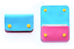 Snap Wallet Card Holder ITH Applique Embroidery File Product Image 2