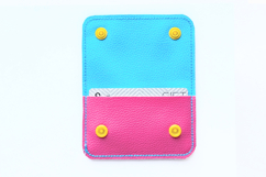 Snap Wallet Card Holder ITH Applique Embroidery File Product Image 4