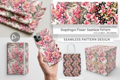 Digital Paper Snapdragon Pattern Product Image 1