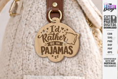 Snarky Bag Tag Laser Cut | Sassy Keychain Laser Files SVG Product Image 1