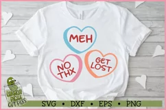 Snarky Conversation Hearts Valentine's Day SVG Files Product Image 3