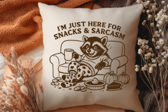 Snarky Fall Animal SVG Bundle | Funny Autumn Raccoon Goose Product Image 6
