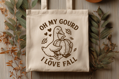 Snarky Fall Animal SVG Bundle | Funny Autumn Raccoon Goose Product Image 8
