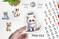 Snarky Felines Sticker Product Image 1