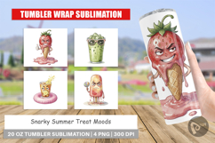 Snarky Summer Treat Moods Tumbler Product Image 1
