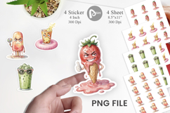 Snarky Summer Treat Moods Sticker Product Image 1