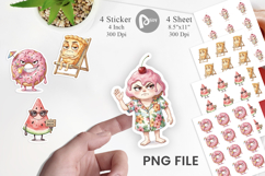 Snarky Summer Treat Moods Sticker Product Image 1