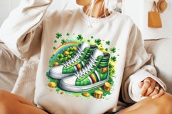 St Patricks Day Sneaker PNG, St Patrick&#039;s Day PNG, Lucky PNG Product Image 1