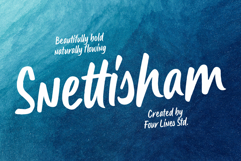Snettisham Bold Handwritten Script Product Image 1