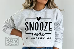 Snooze Mode SVG - Tired Mode PNG - Mothers Day - Tired Mama Product Image 2