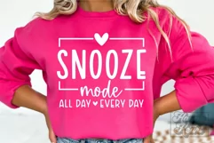 Snooze Mode SVG - Tired Mode PNG - Mothers Day - Tired Mama Product Image 1