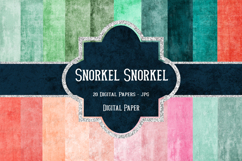 Snorkel Snorkel Textured Paper- Scrapbook Digital Paper Product Image 1