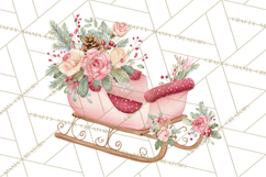 Snow Day Fun PNG, Watercolor Winter Animal Clipart Product Image 3