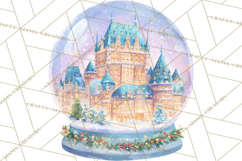 World Landmark Snow Globe Clipart PNG Product Image 4