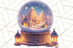 World Landmark Snow Globe Clipart PNG Product Image 5
