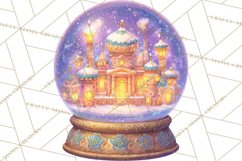 World Landmark Snow Globe Clipart PNG Product Image 2