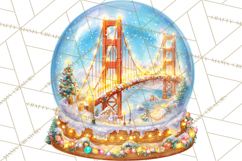 World Landmark Snow Globe Clipart PNG Product Image 2