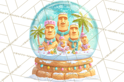 World Landmark Snow Globe Clipart PNG Product Image 2