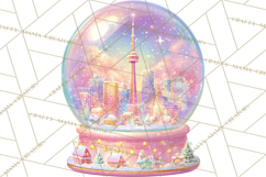 World Landmark Snow Globe Clipart PNG Product Image 3