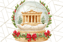 World Landmark Snow Globe Clipart PNG Product Image 5