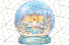 World Landmark Snow Globe Clipart PNG Product Image 4