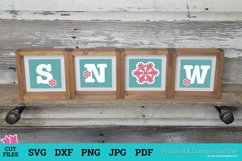 Snow Squares Cut File SVG Product Image 2