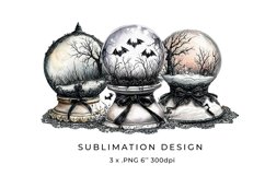 Snowball PNG Sublimation Bundle - Watercolor Sublimation Product Image 1