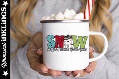 Snow Better Friend Than You-Snowman Sublimation Clipart Product Image 1
